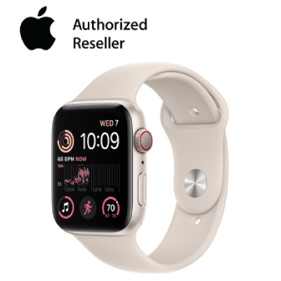 Apple Watch SE 2022 - 44mm - LTE - mặt nhôm, dây cao su | Chính hãng VN/A